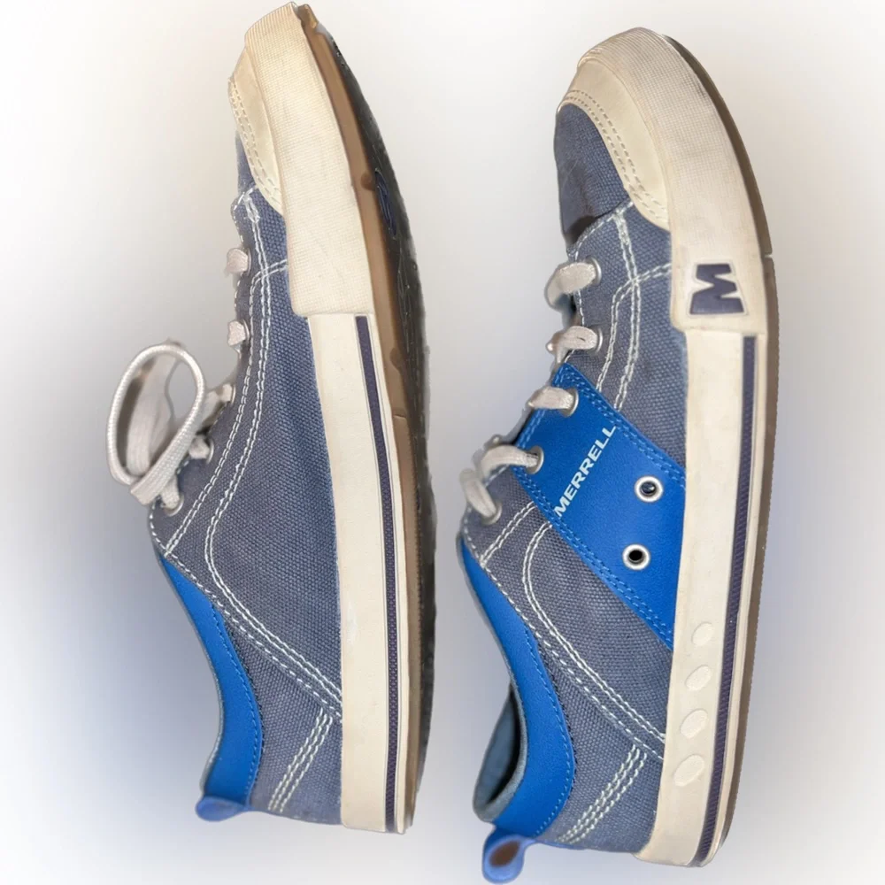 Merrell Rant Canvas Sneakers | Seaport Blue | Men’s 7 / EUR 40 - Picture 6 of 14